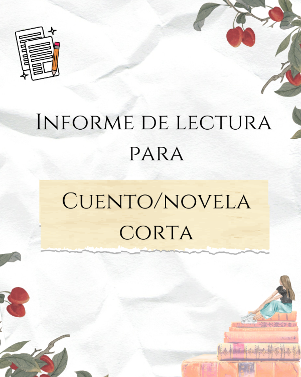 Producto - Informe de Lectura para Cuentos/Novelas Cortas