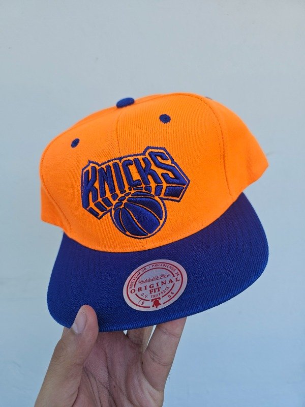 New york knicks orange duo tone vintage mitchell and ness snapback