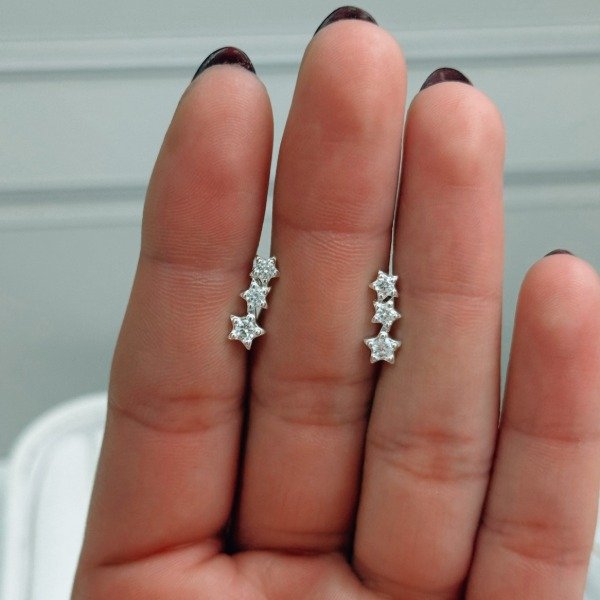 Producto - Aros Pasantes Estelar Plata 925