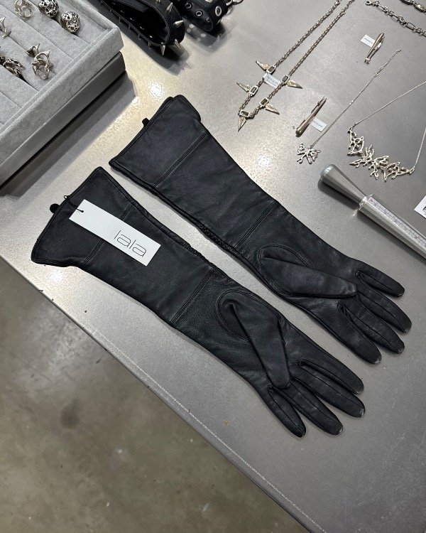 Producto - Guantes leather negros