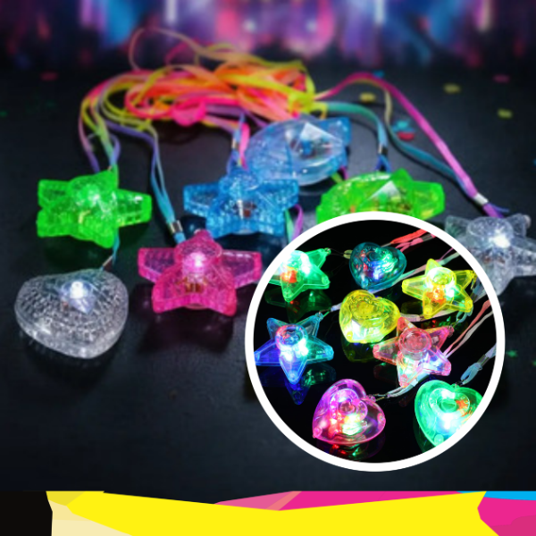 Producto - Collares luminoso, varias formas y colores