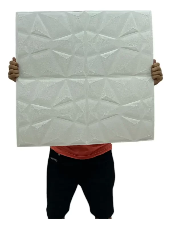 Producto - Placa Rombos Blanca