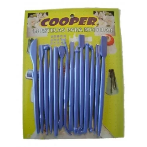Producto - Estecas X 14 Para Modelar Fondant,pastillaje,porcelana Y Más