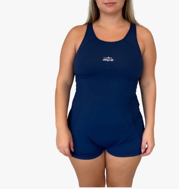 Producto - Enteriza deportiva con short - Moscú Azul