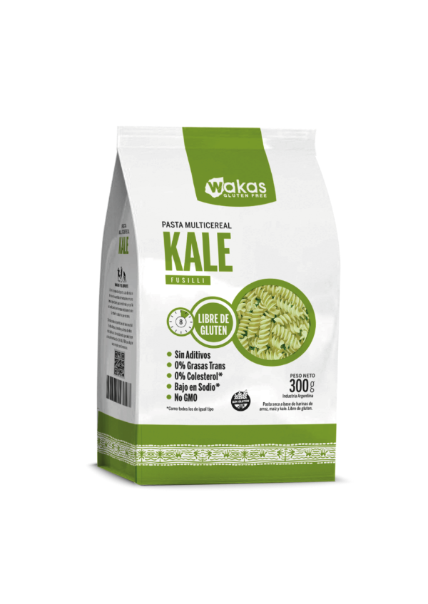 Producto - Fideos Fusilli Kale SIN GLUTEN 300gr Wakas