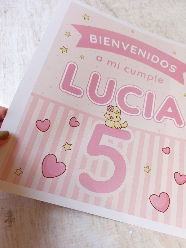Producto - [Laser] Lamina My Melody - Cartel de Bienvenida - 3