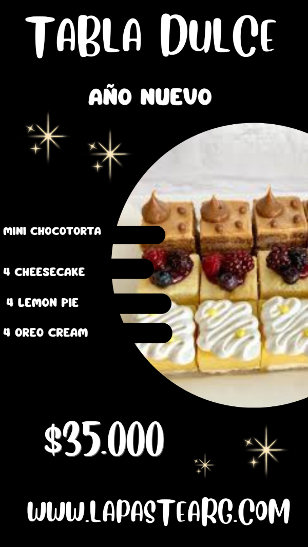 Producto - TABLA DE DULCES