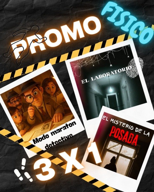 Producto - COMBO FISICO !!! - El Laboratorio + El Misterio de la Posada + Maratón!