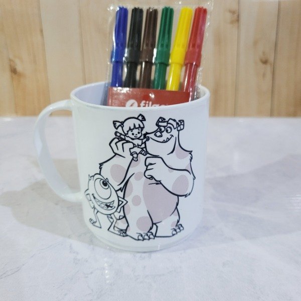 Producto - Taza para pintar Monster Inc
