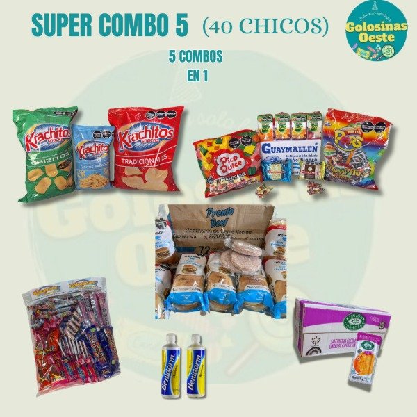 Producto - Super combo 5 ( 40 chicos)