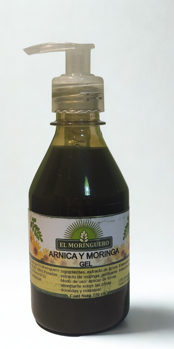 Producto - Gel antiinflamatorio de Moringa con ÁRNICA x 250 ml