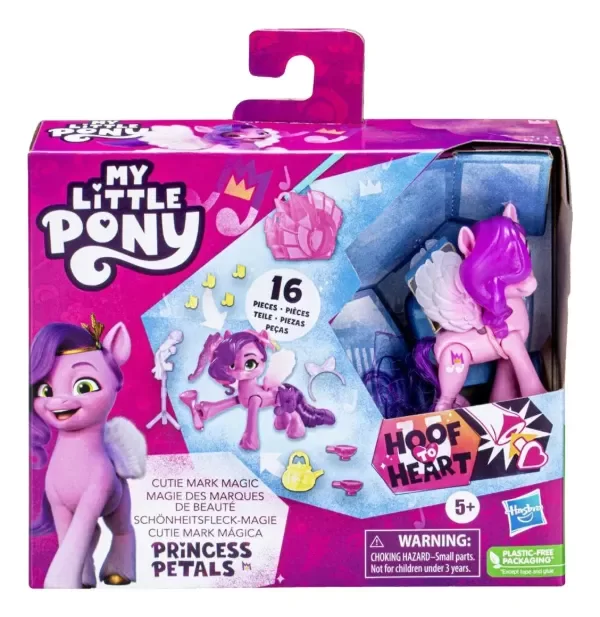 Producto - Hasbro Playset My Little 16 Piezas Cutie Mark Magica Princess Petals