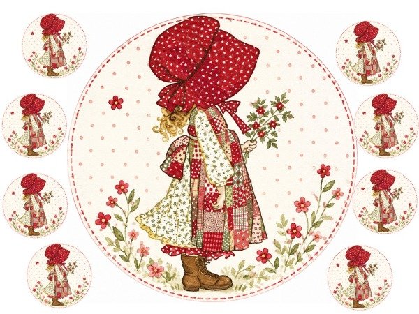 Producto - LAMINA COMESTIBLE SARAH KAY REDONDA 4 - 1