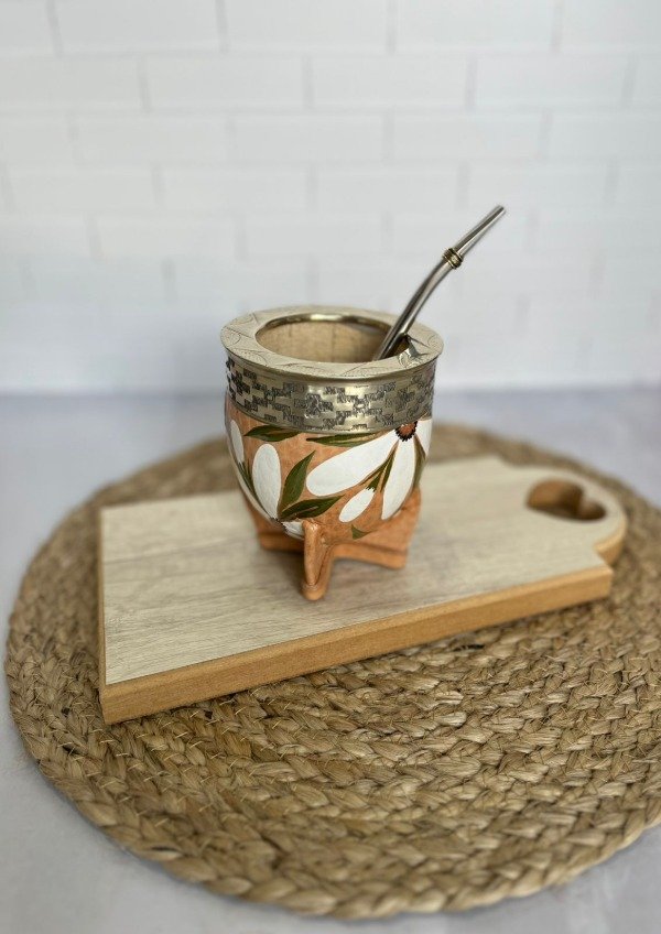 Producto - Mate Calabaza MAGNOLIAS
