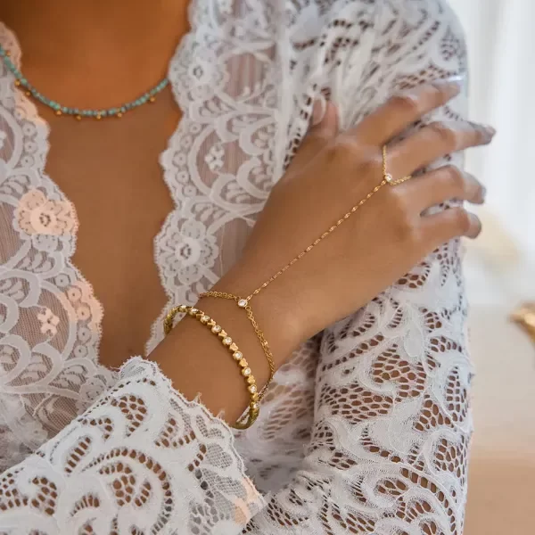 Producto - Pulsera + anillo Odalis Gold - 3