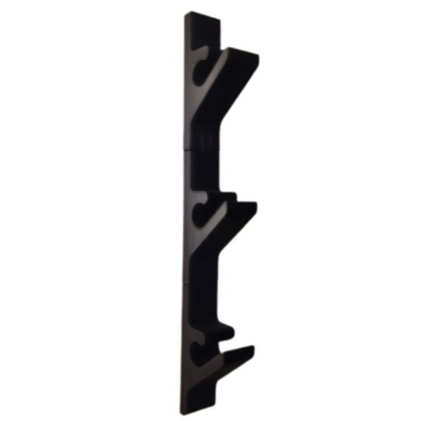 Producto - Soporte Perchero Para 3 Gorras Encastrable Pared Impreso 3d