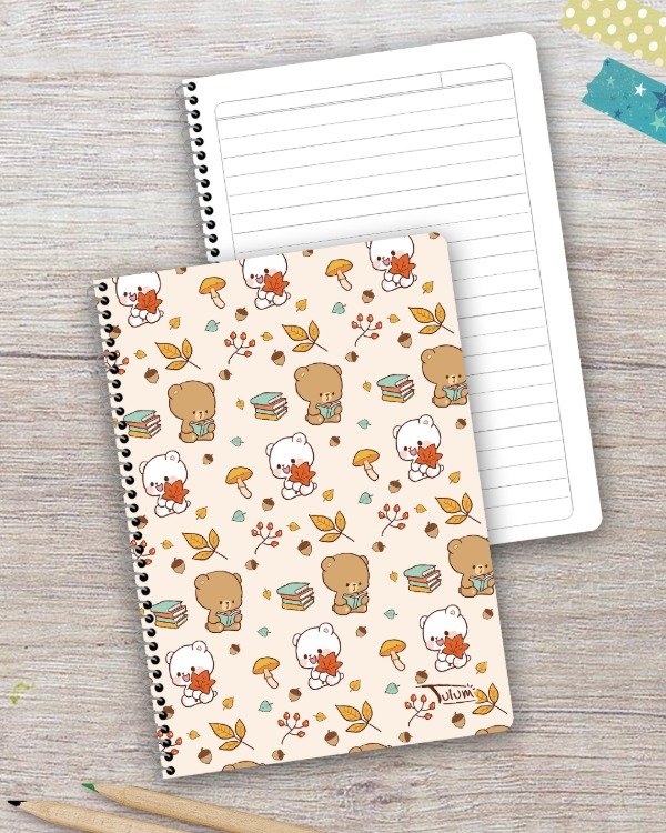 Producto - Cuaderno A5 flex infantil rayado 60h dis. estudiosos