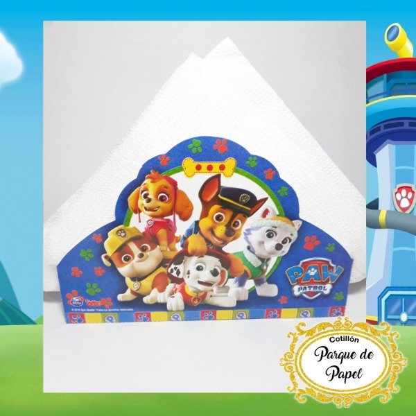 Producto - Servilletero Paw Patrol (c/15 servilletas)