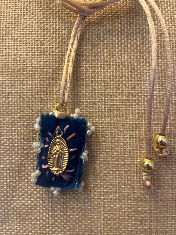 Producto - Escapulario Lupita Azul