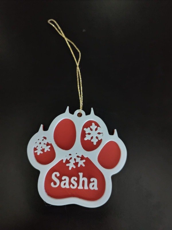 Producto - Adorno Navidad Huellitas