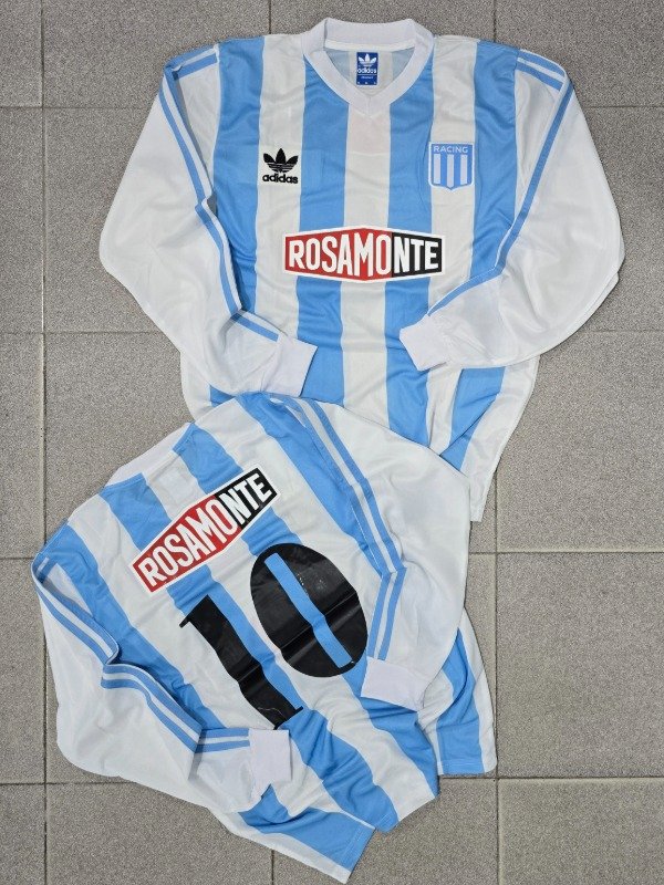 Producto - Camiseta Racing Club Titular Retro 1991 Mangas Largas