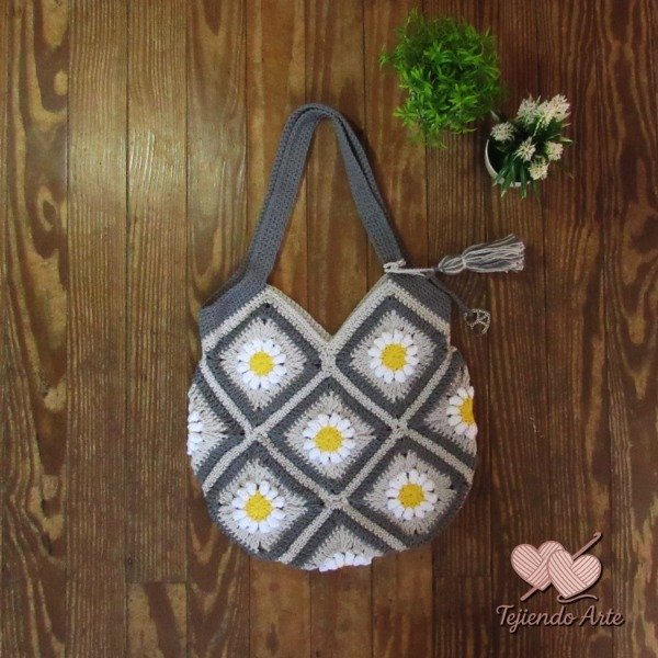 Producto - Bolso Flora Gris