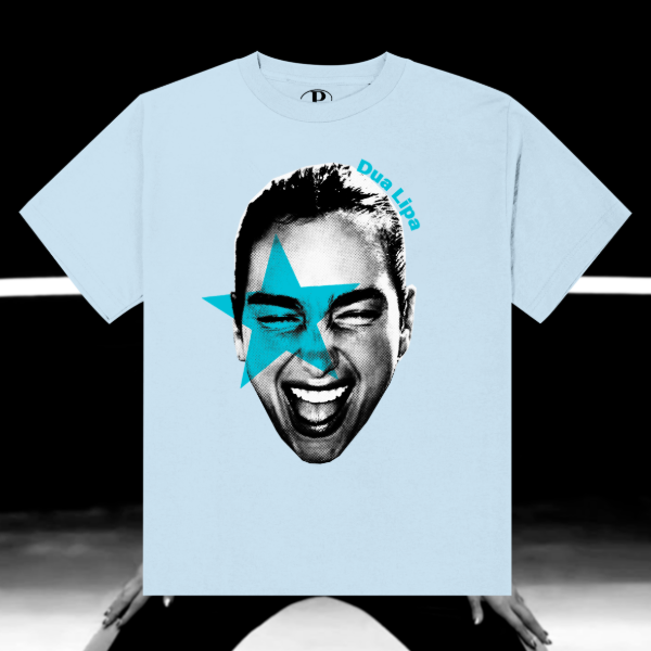 Remera star dua celeste