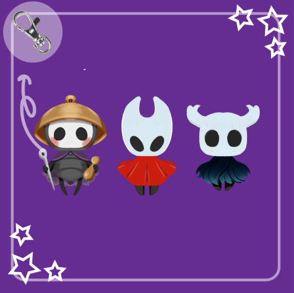 Producto - LLAVEROS MINI "HOLLOW KNIGHT"