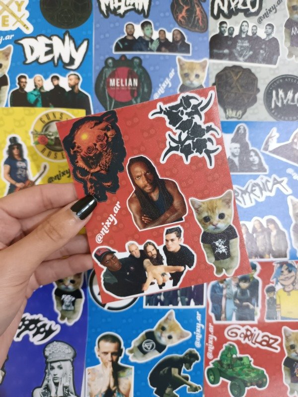 Producto - Plancha de stickers Sepultura