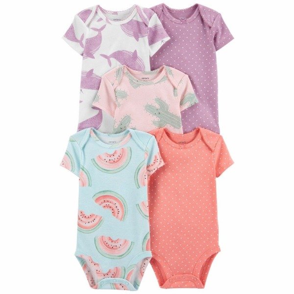Producto - Pack x 5 bodies Carter's sandía