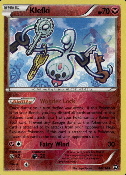 Producto - Klefki - 80/114 - Steam Siege - Reverse Holo