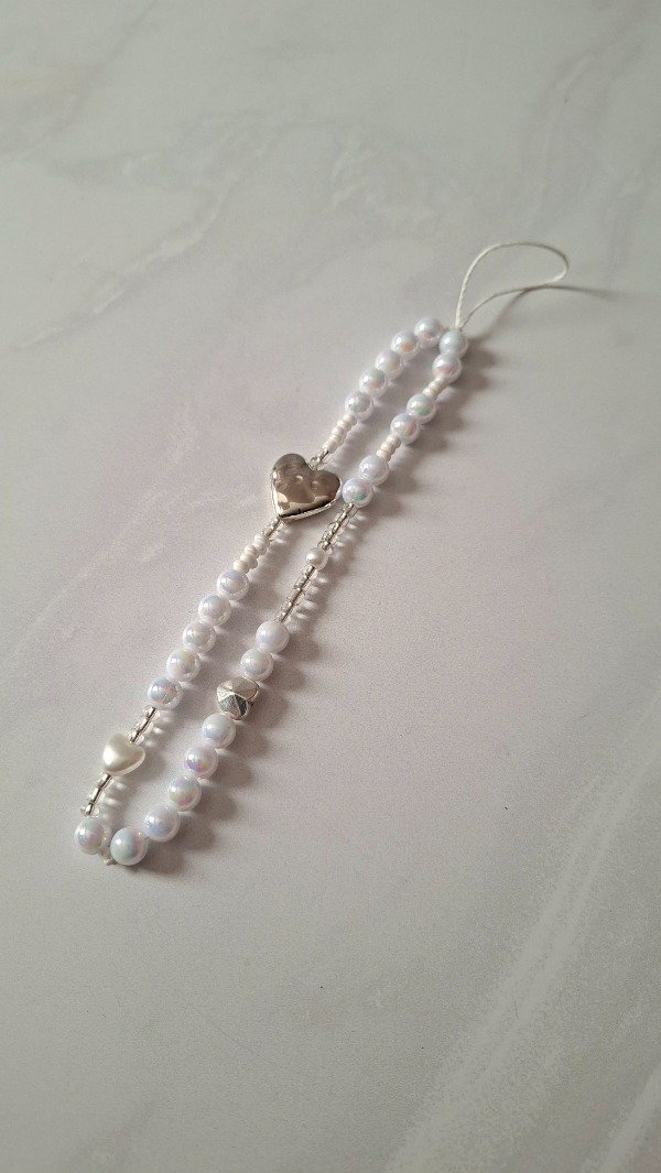 Producto - Strap perlado corazón grande