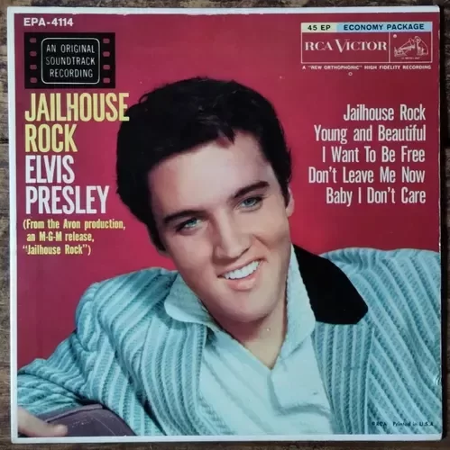 Producto - ELVIS PRESLEY Jailhouse Rock + 4 EP Vinilo 7 PS USA 1957