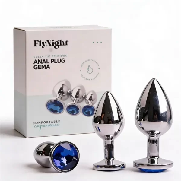 Producto - Anal Plug Gema Violeta - 1