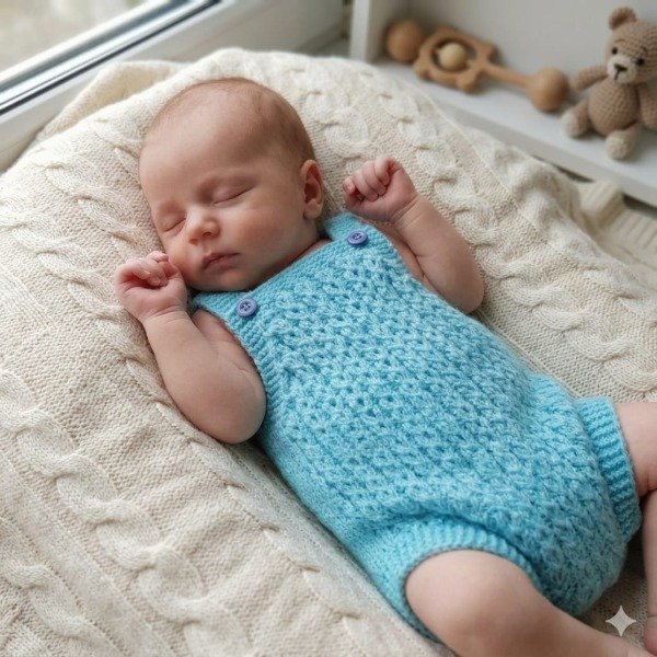 Producto - Body para bebés - 0 a 3 meses - celeste