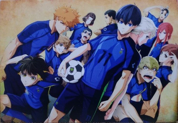 Producto - Cuadro de madera Blue Lock (17x12)