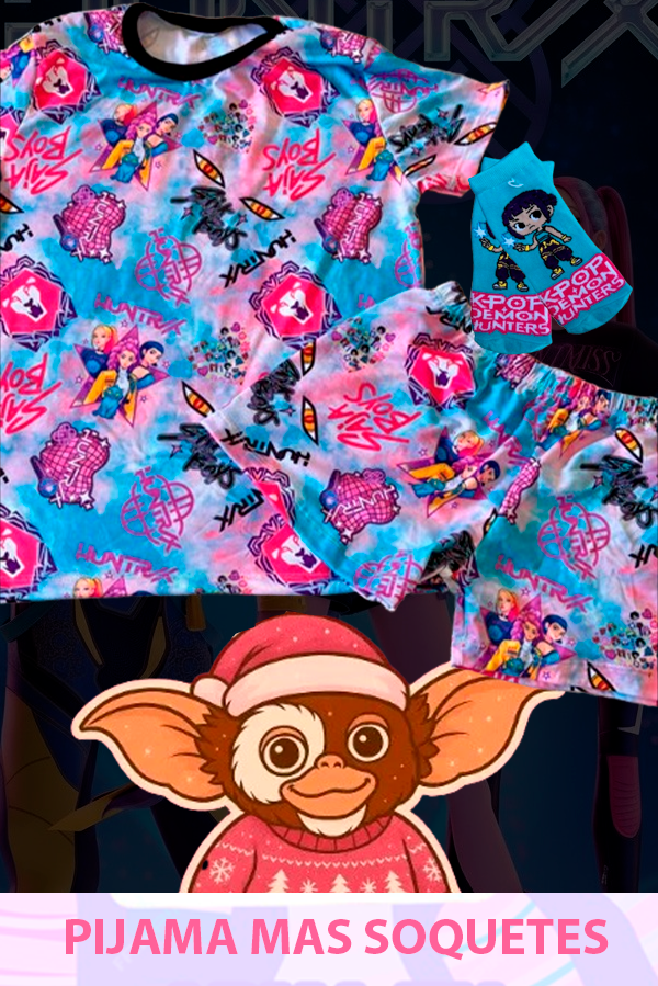 Producto - Pijama Guerreras Kpop Celeste Infantil MCS