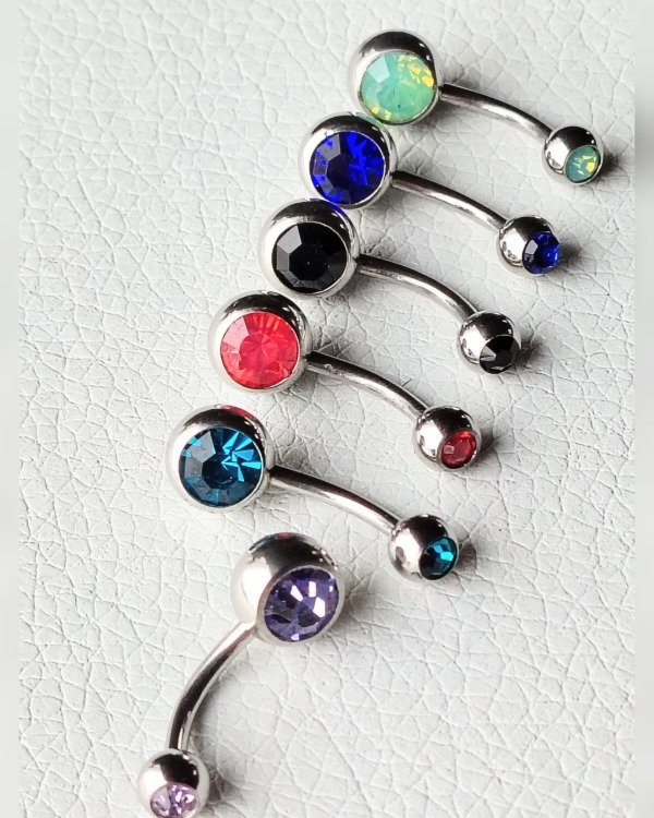 Producto - Ombligo. Doble Strass. Grande