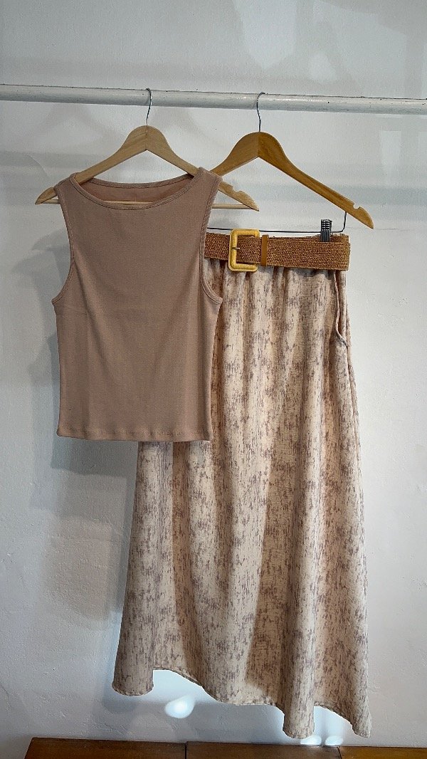 Producto - FALDA LINO CRAQUELADO