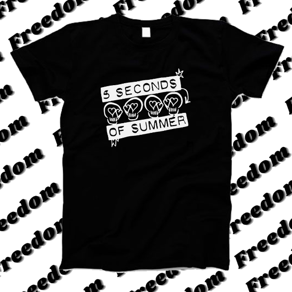 Remera 5SOS calavera I