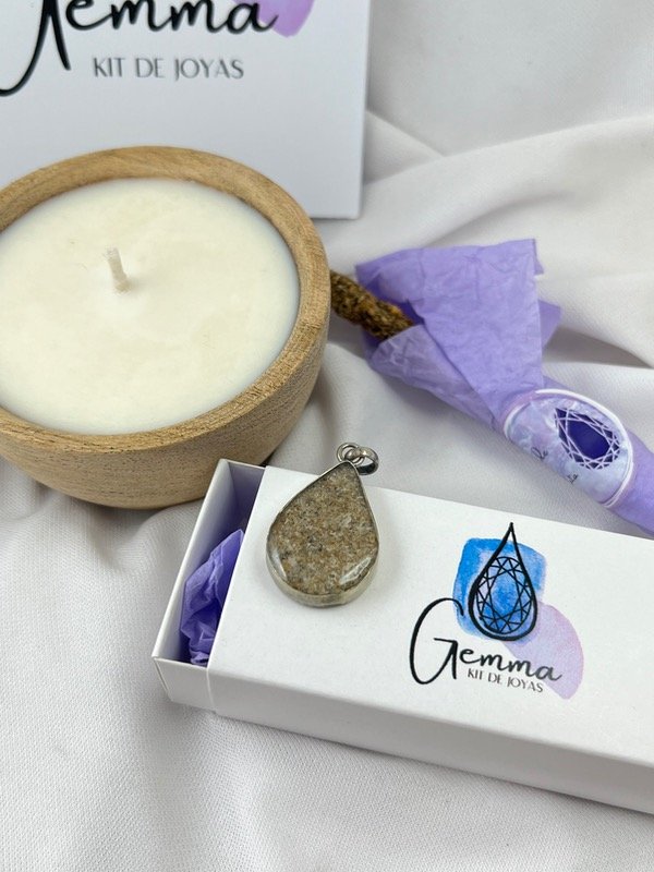 Producto - Cendra - kit gota en plata 925 para cenizas de cremacion