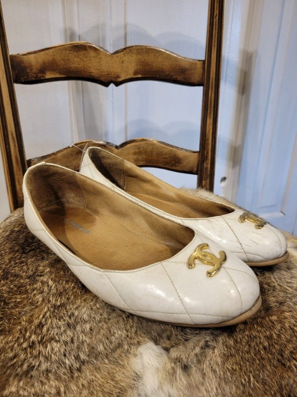 Producto - Ballerinas WOODLAND crudas hebilla dorada-Talle 40- PRECIO: 23X - 0