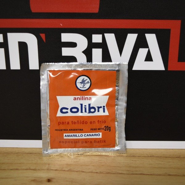 Producto - ANILINA COLIBRI FRIO 20GRS AMARILLO CANARIO