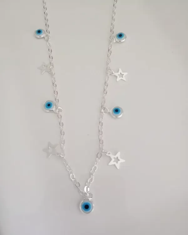 Producto - Gargantilla ojo y estrellas
