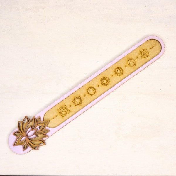 Producto - Porta Sahumerio 7 Chakras y Flor de Loto