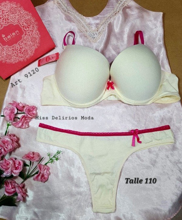 Producto - Conjunto de  Lenceria Fem Art 9120 Belen Talle 110