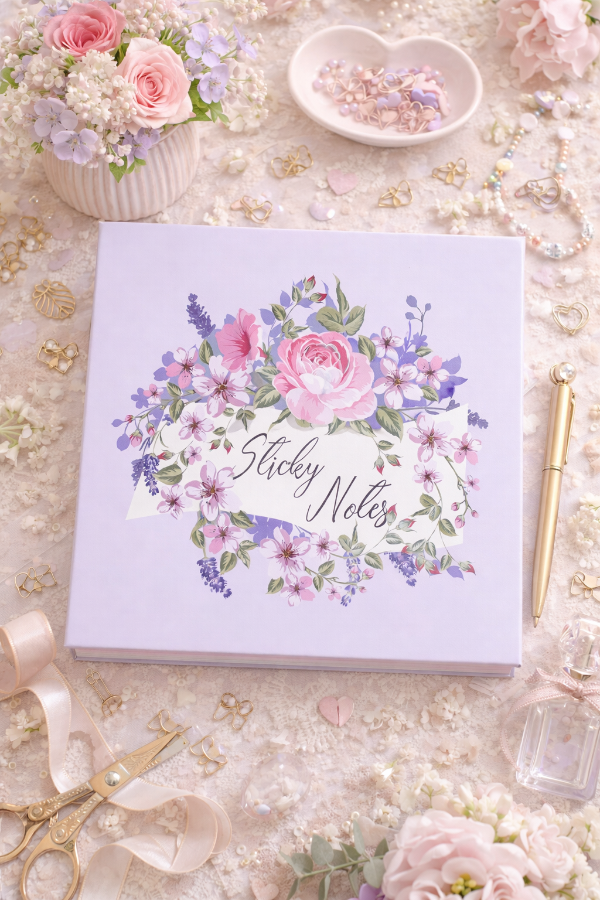 Producto - Cuaderno de notas y post it