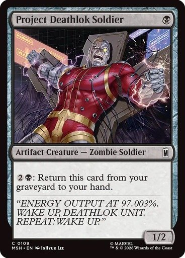 Producto - Project Deathlok Soldier