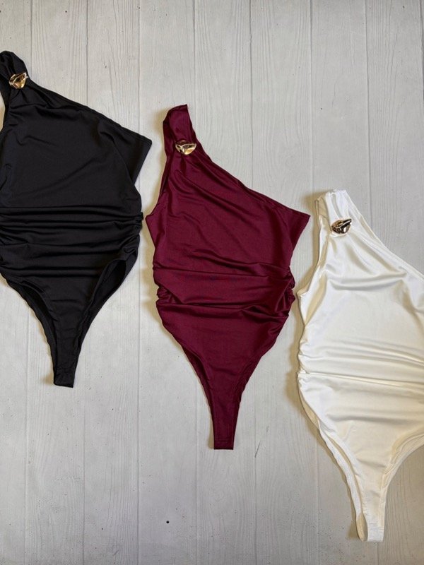 Producto - [6881] Body 1 hombro fruncido ''Stone''