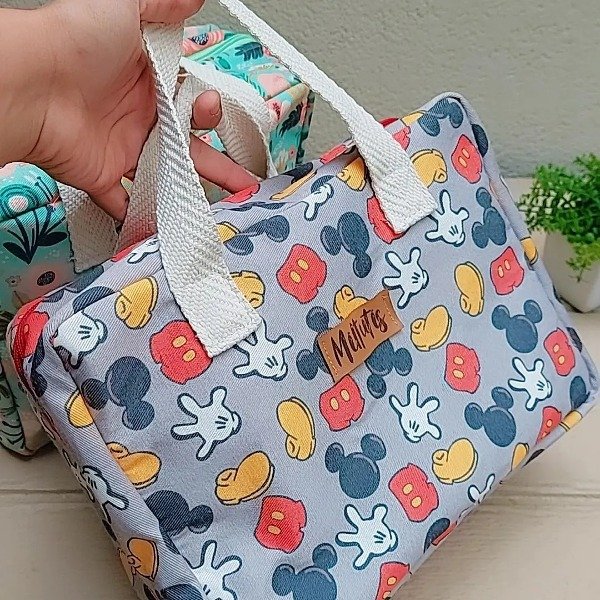 Producto - Valijita + pockets opcional, estampado y colores a elección